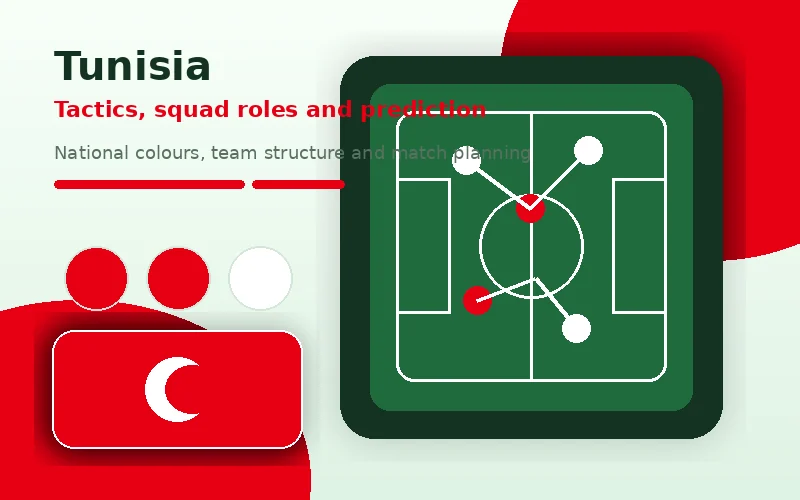 Tunisia tactical plantel prévia com national colours